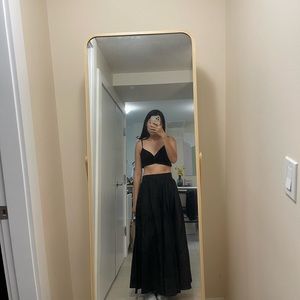 Vintage black maxi skirt